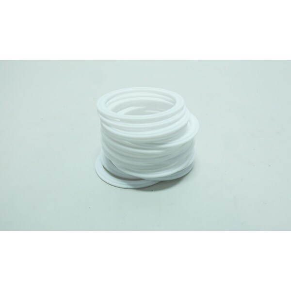 Box Of 25 White 3In Ptfe Tri-Clamp Gasket